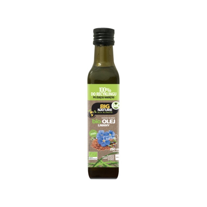 Big Nature Olej Lniany 250 ml bio