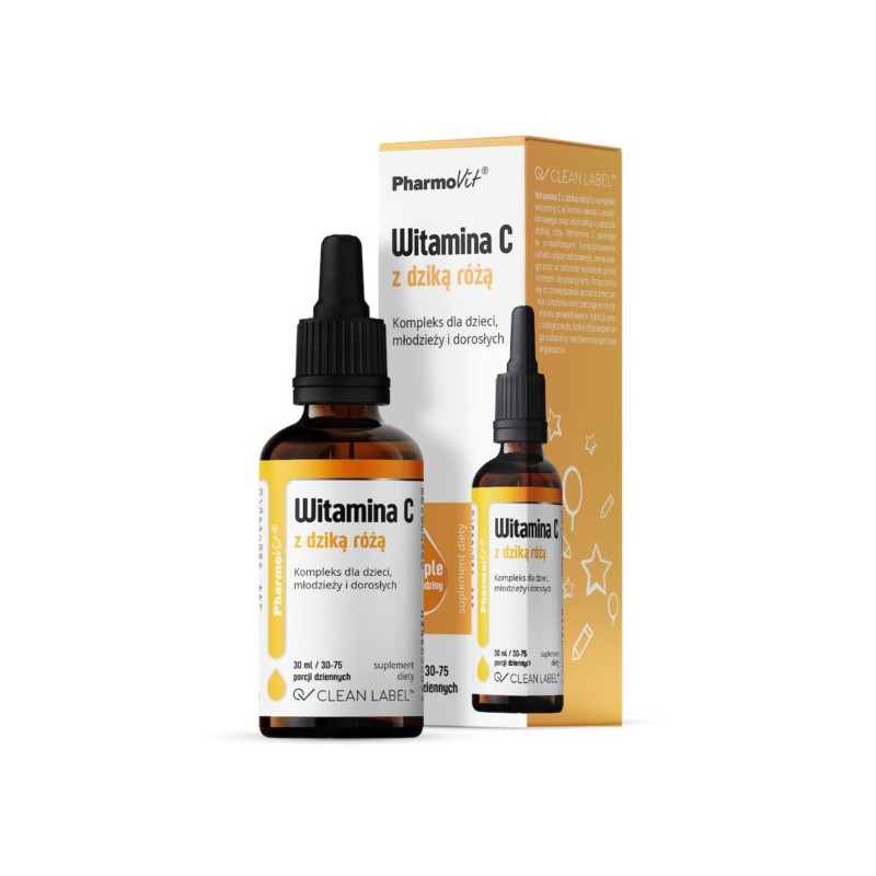 Pharmovit Witamina C z dzikią różą 30 ml