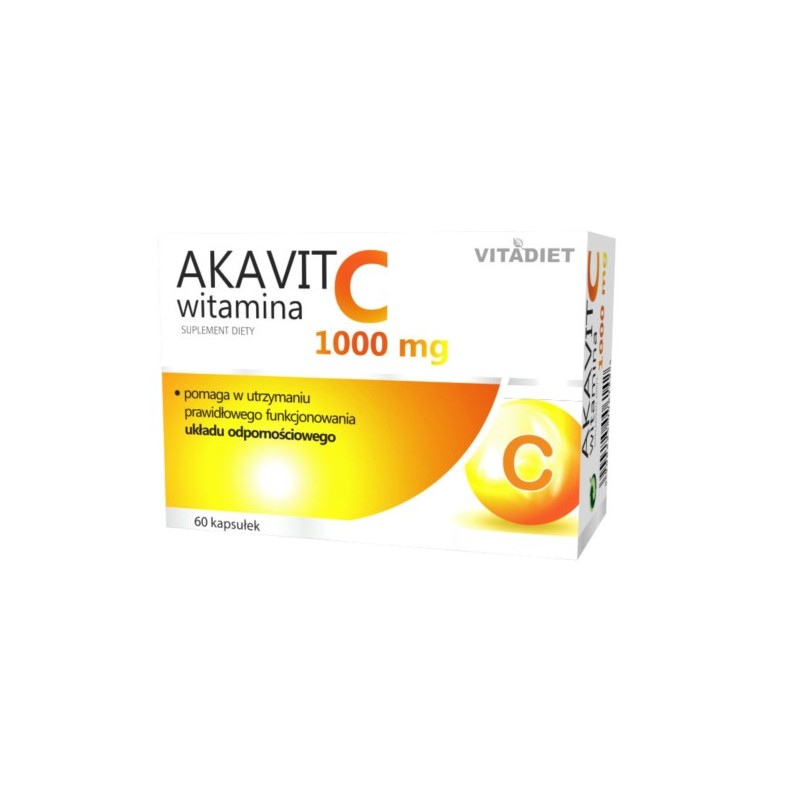 Vitadiet Akavit Witamina C 1000 Mg 60 K Odporność