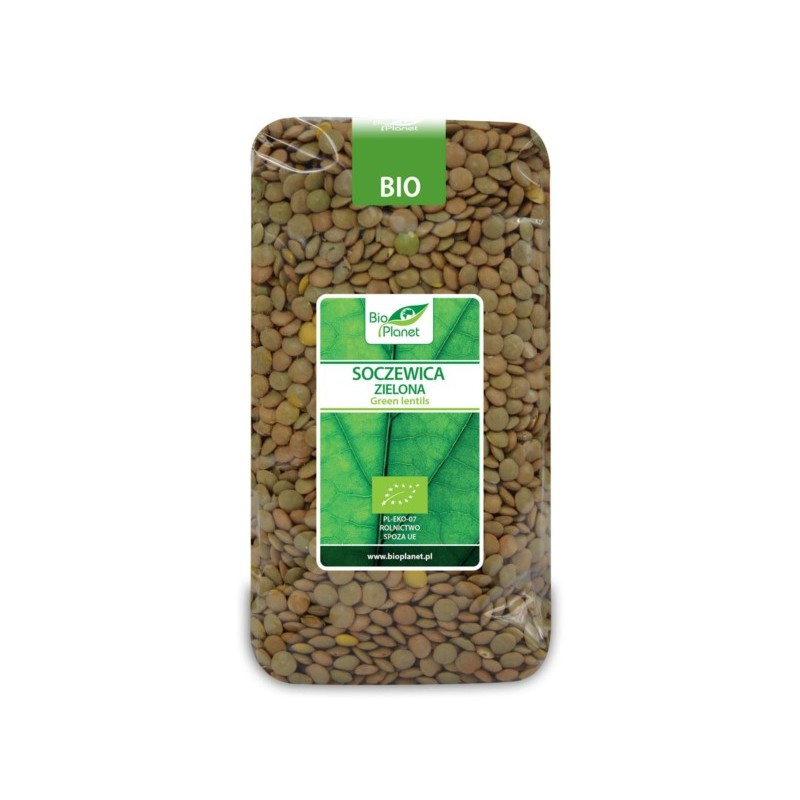 BIO PLANET Soczewica zielona BIO 500g