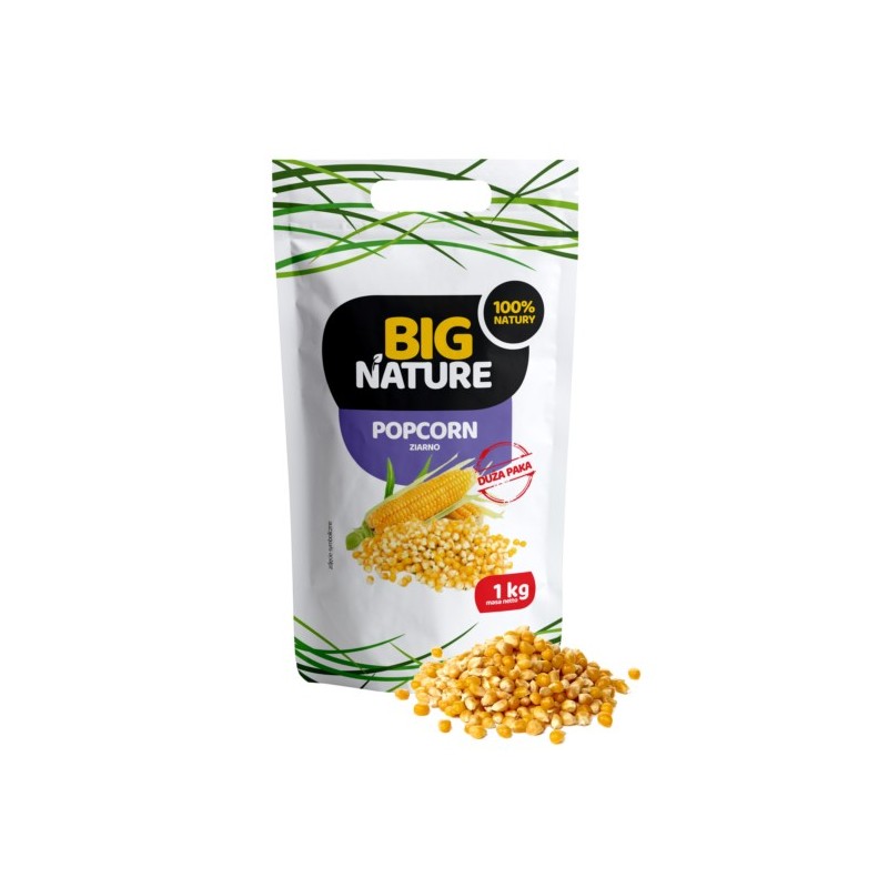 Big Nature Popcorn ziarno 1  kg