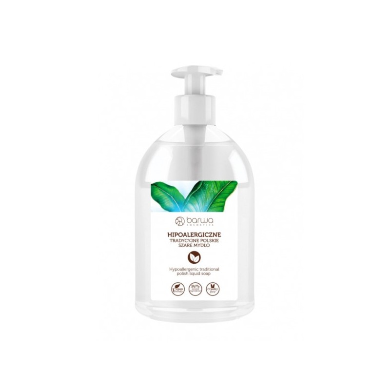 Barwa Szare mydło w płynie 500 ml hipoalergiczne