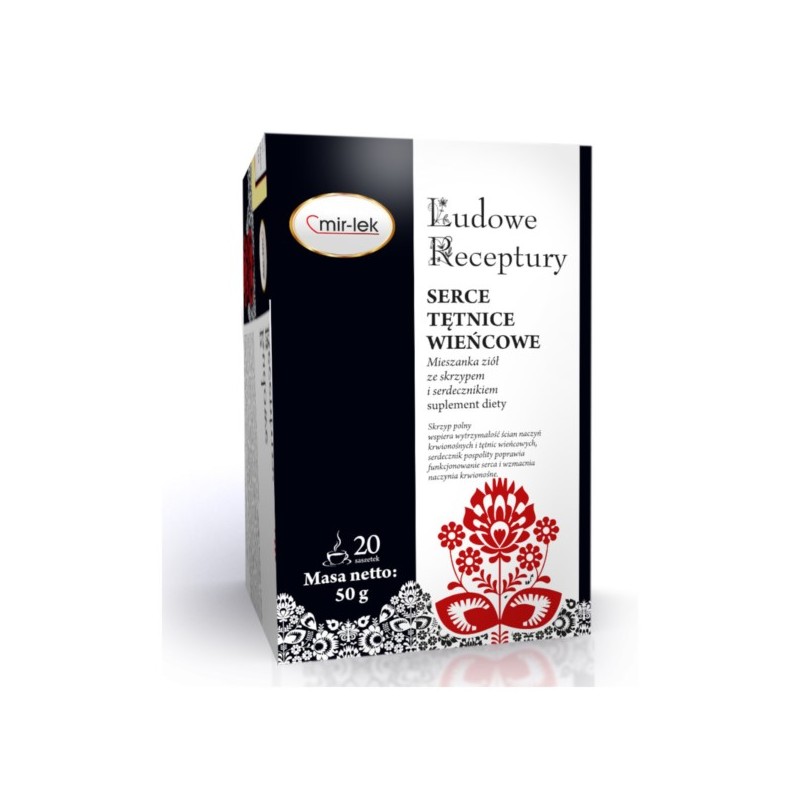 Mirlek Ludowe Receptury Serce Tętnice   20 Sasz.
