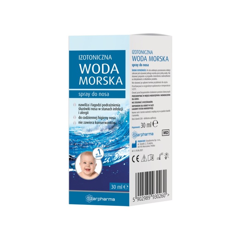 Starpharma Izotoniczna Woda morska 30 ml spray