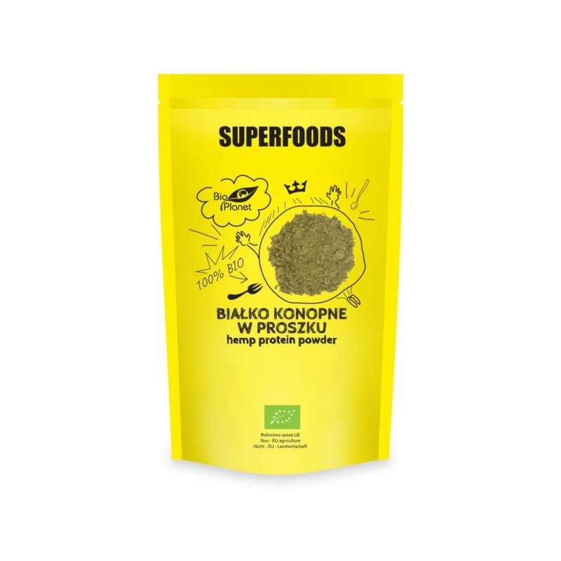 SUPERFOODS Białko konopne BIO 150g BIO PLANET