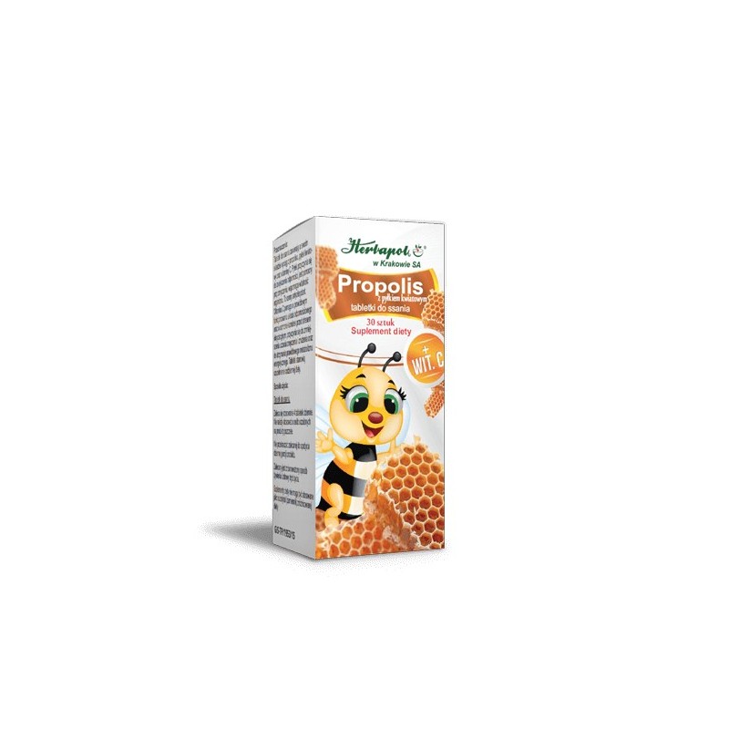 Herbapol Propolis z Pyłkiem Kwiatowym 30 tab.