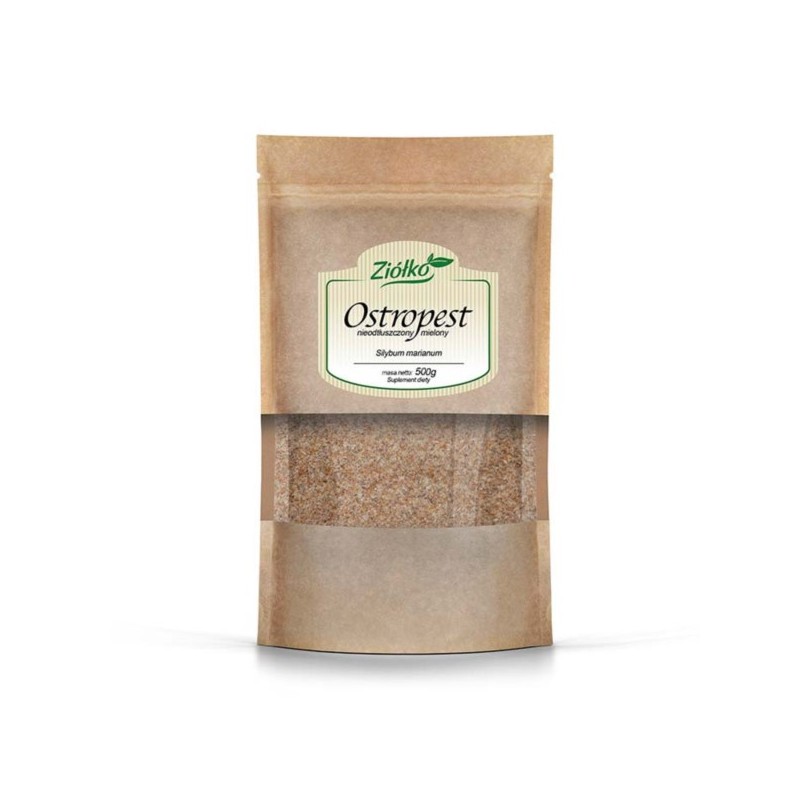 Ziółko Ostropest mielony nieodtłuszczony 500 g