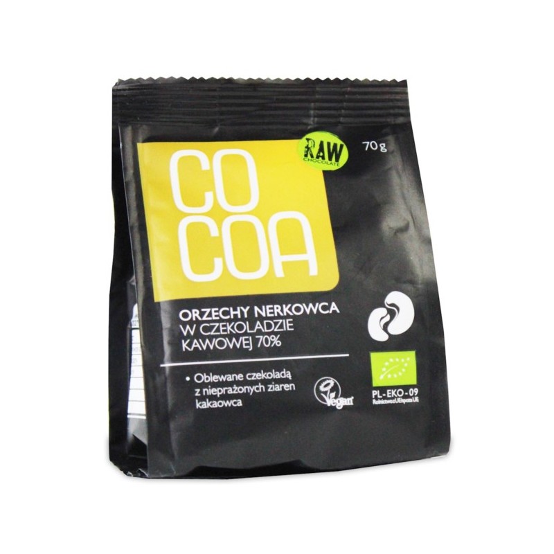 Cocoa Orzechy Nerkowca w surowej czeko BIO 70g