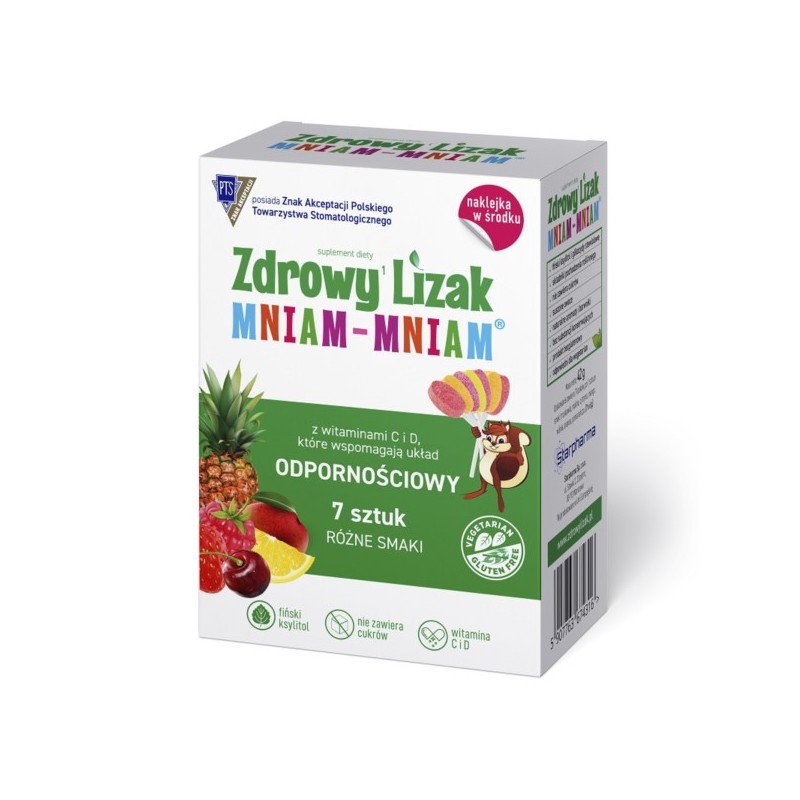 Strapharma Zdrowy Lizak Mniam Mniam Z Witaminami 7