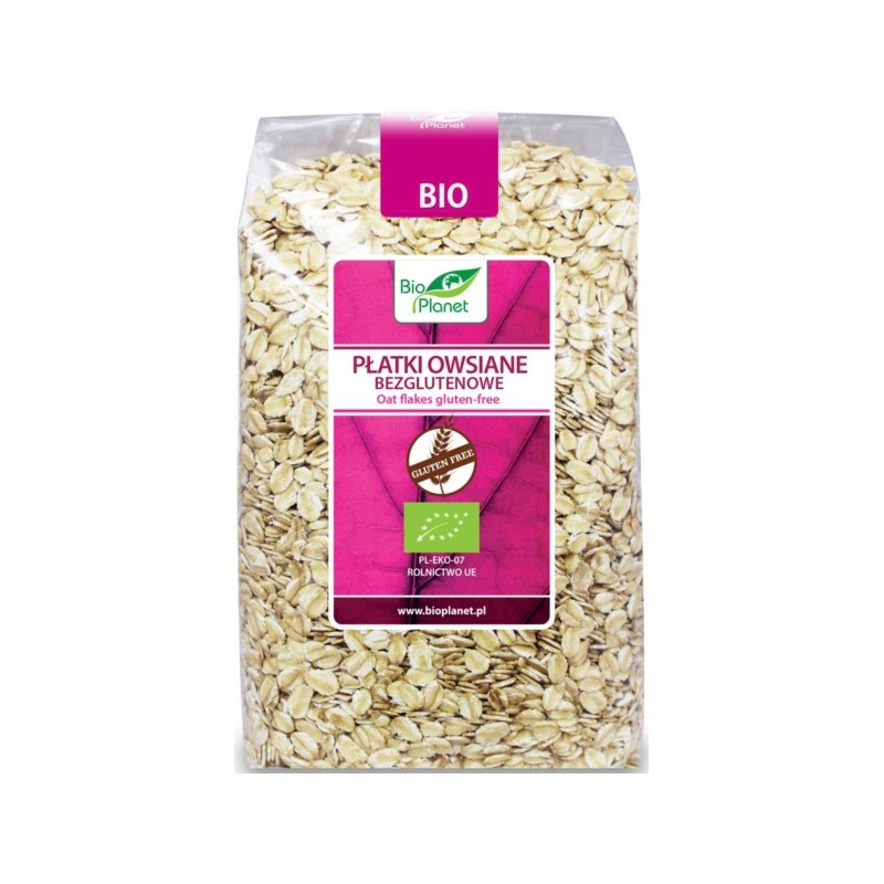 BIO PLANET Płatki owsiane bezglutenowe BIO 600g