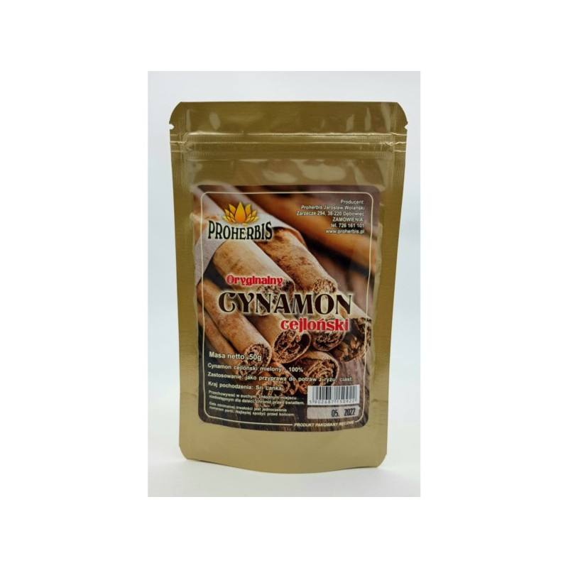 Proherbis Cynamon Cejloński Oryginalny 50 g
