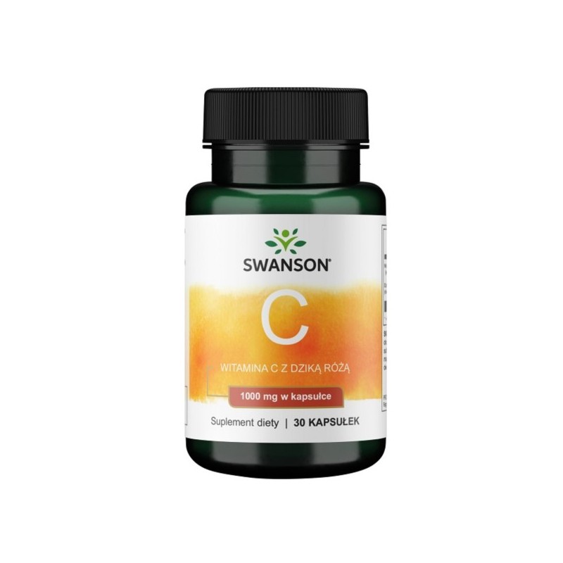 Swanson Witamina C Z Dziką Różą 1000 Mg 30 K