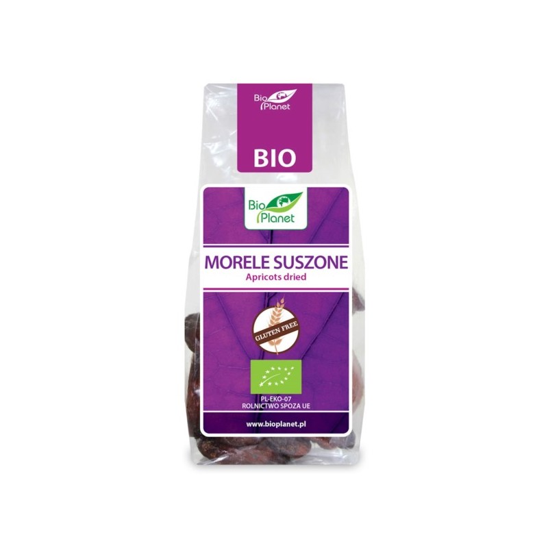 BIO PLANET Morele suszone bezglutenowe BIO 150g