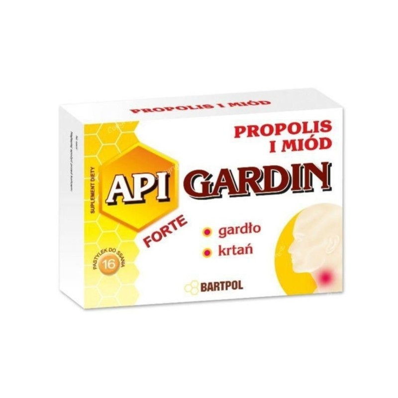 Bartpol Api Gardin Propolis Miód 16 Tabl.