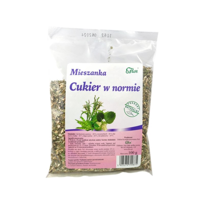 Flos Mieszanka Cukier w normie 100 g