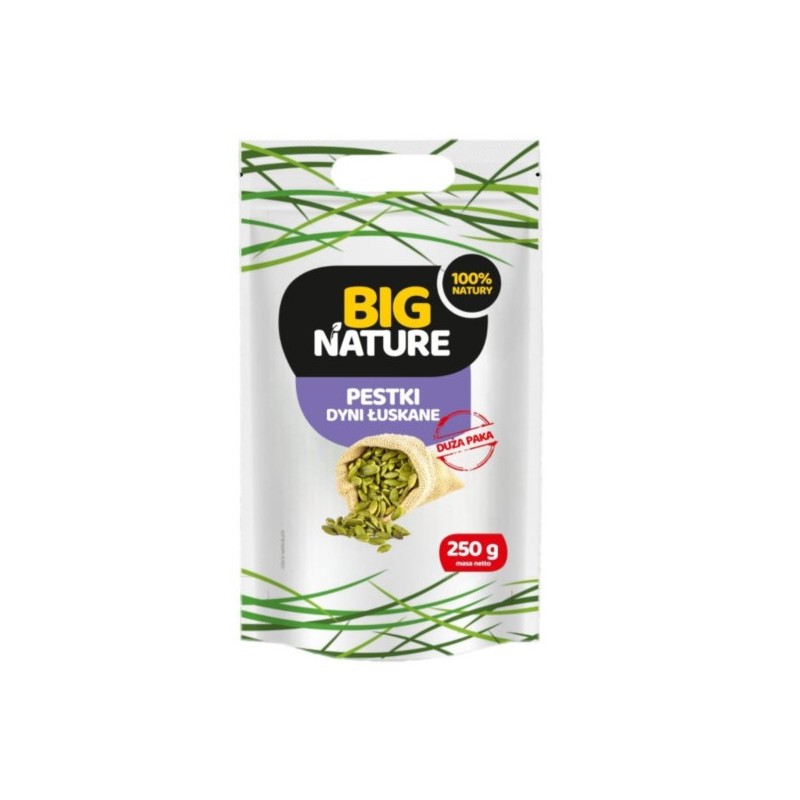Big Nature Pestki Dyni łuskane 250 g