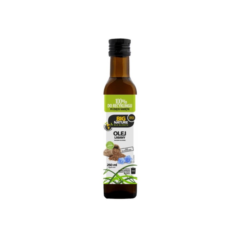 Big Nature Olej Lniany 250 ml