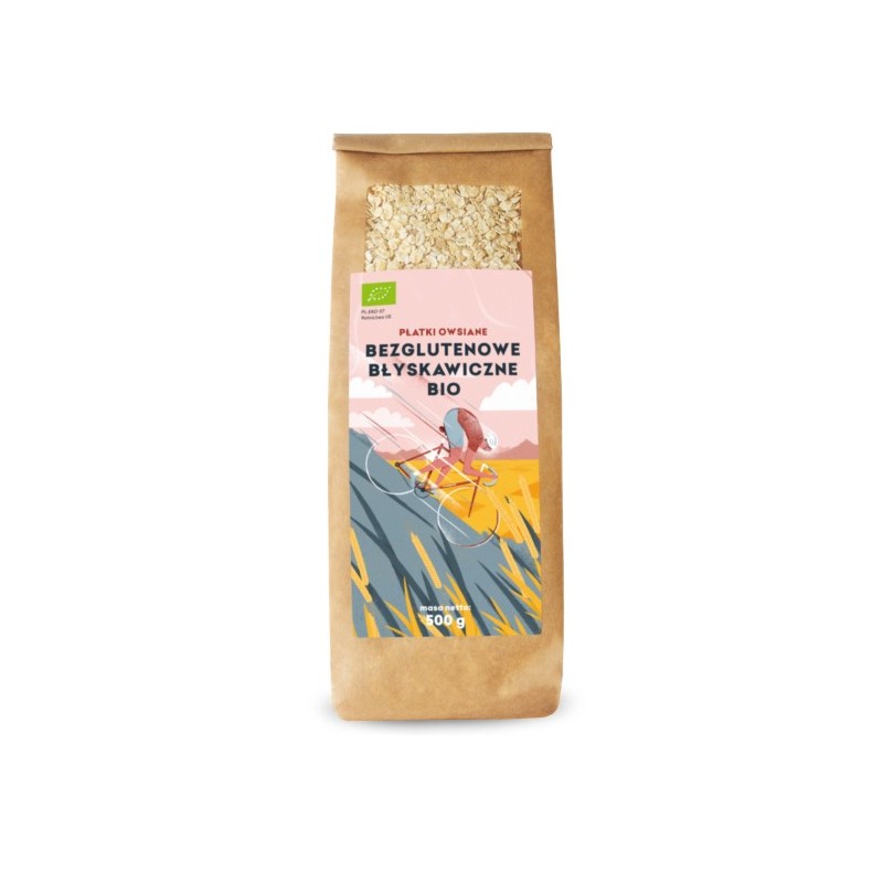 Pięć Przemian Płatki owsiane bezglutenowe BIO 500G