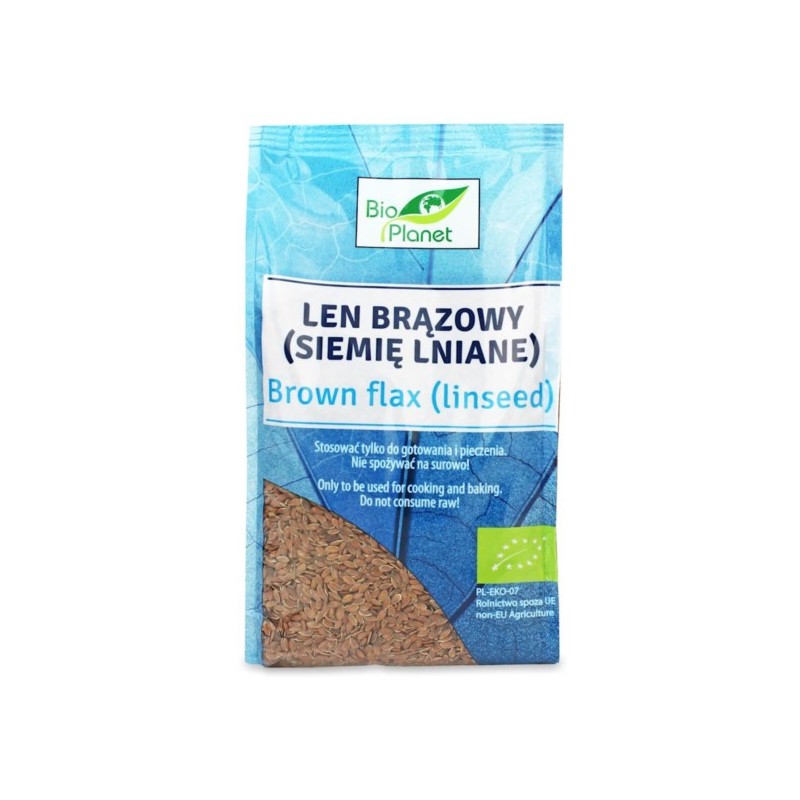 BIO PLANET Len brązowy (siemię lniane) BIO 400g
