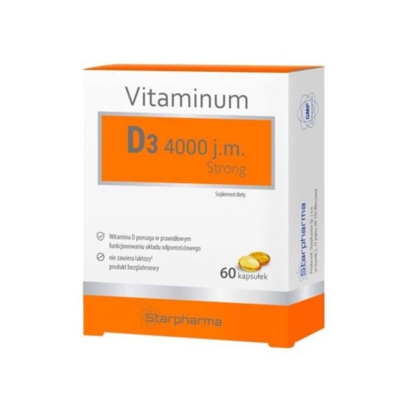 Starpharma Vitaminum D3 4000 j.m. Strong 60 k