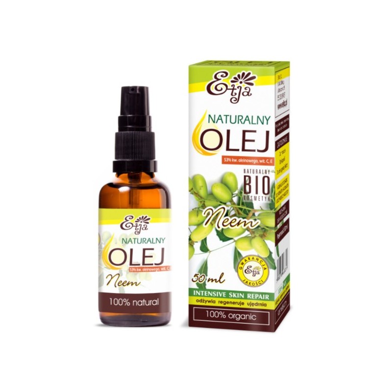 Etja Olej Neem 50Ml Zmniejsza Objawy Egzemy