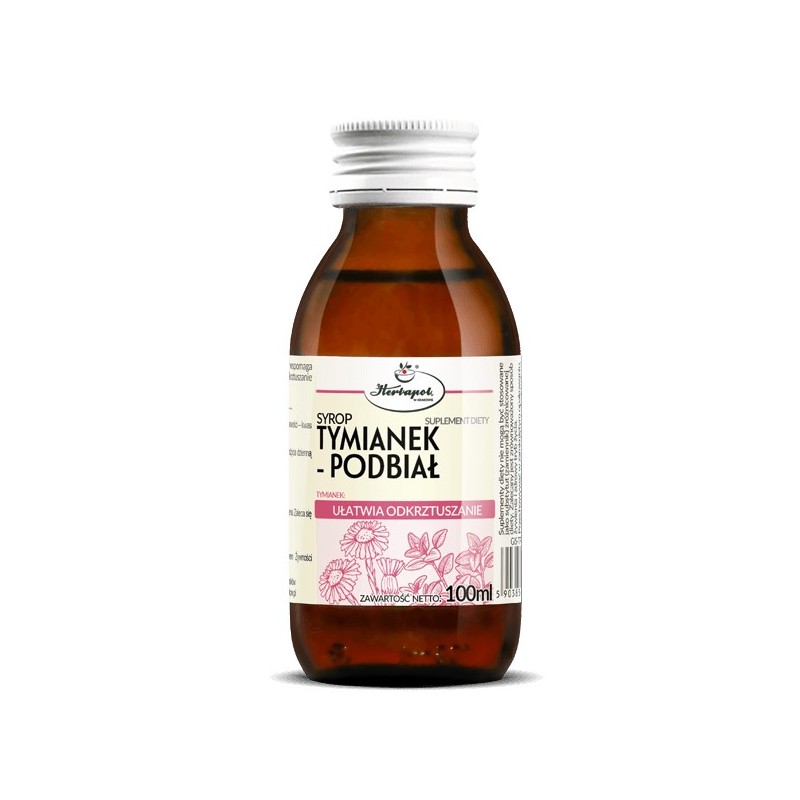 Herbapol Syrop Tymianek Podbiał 100 ml