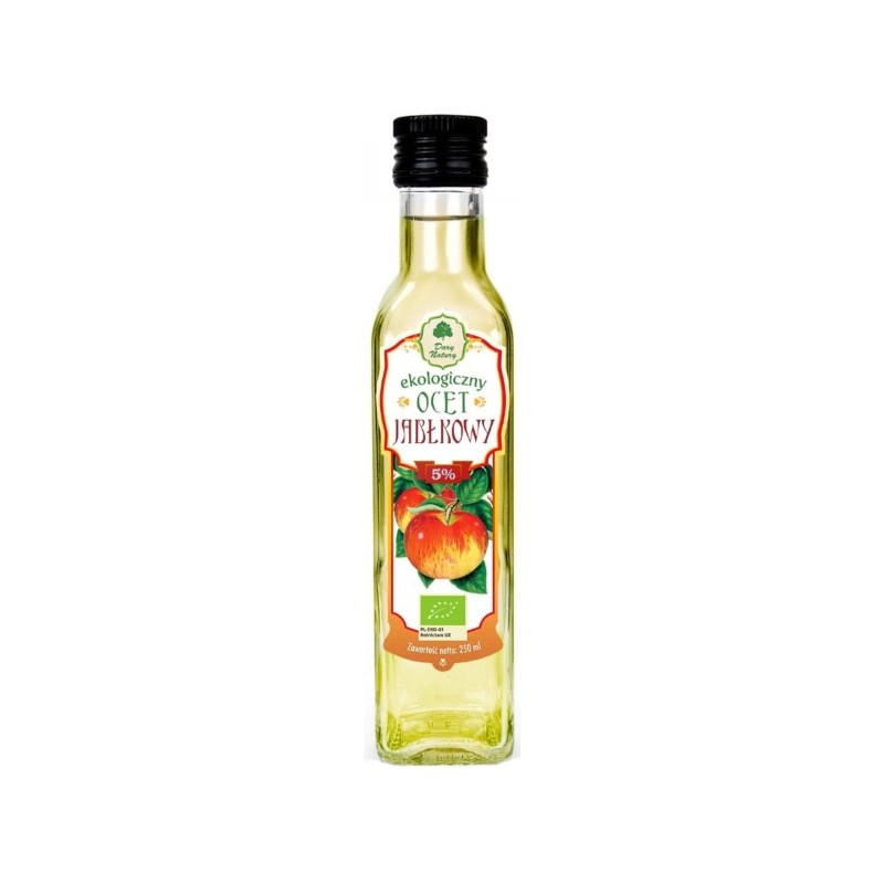 Dary Natury Ocet Jabłkowy 5% Eko 250Ml