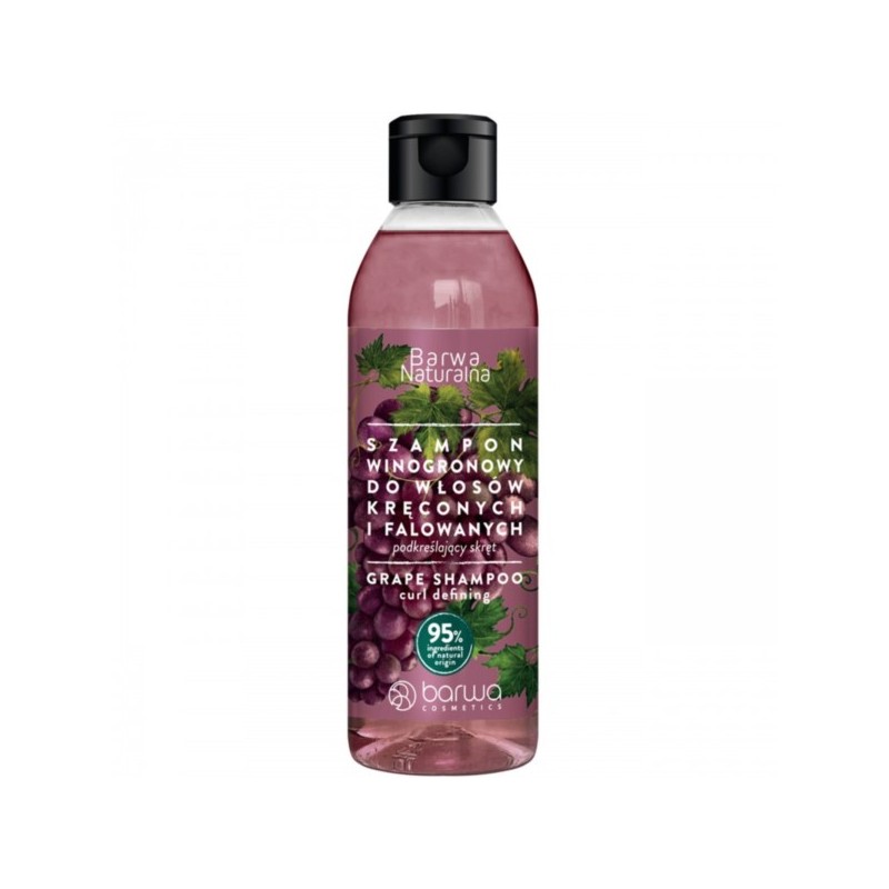 Barwa Szampon Winogronowy 300 ml włosy kręcone