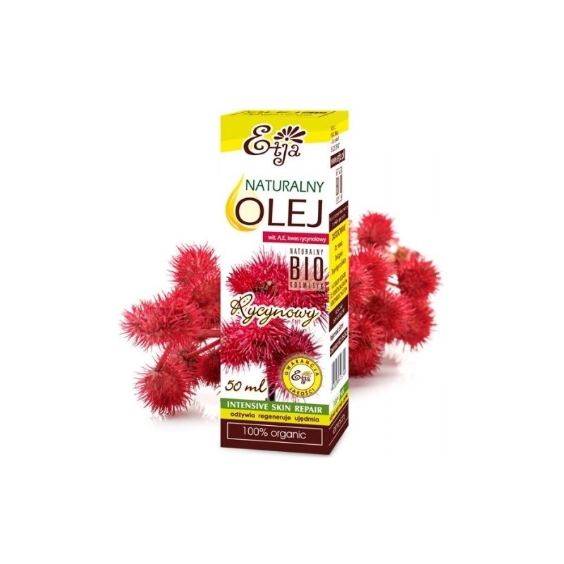 Etja Olej Rycynowy Bio 50Ml Wzmacnia Włosy