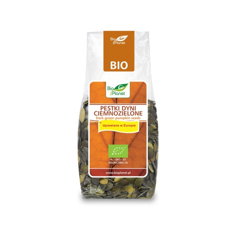 BIO PLANET Pestki dyni ciemnozielone BIO 150g