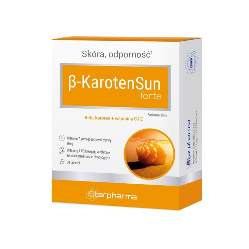 Starpharma Beta Karoten Sun Forte 30 tabletek