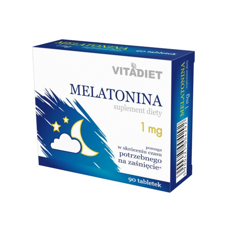 Vitadiet Melatonina 1Mg 90 Tab Spokojny Sen