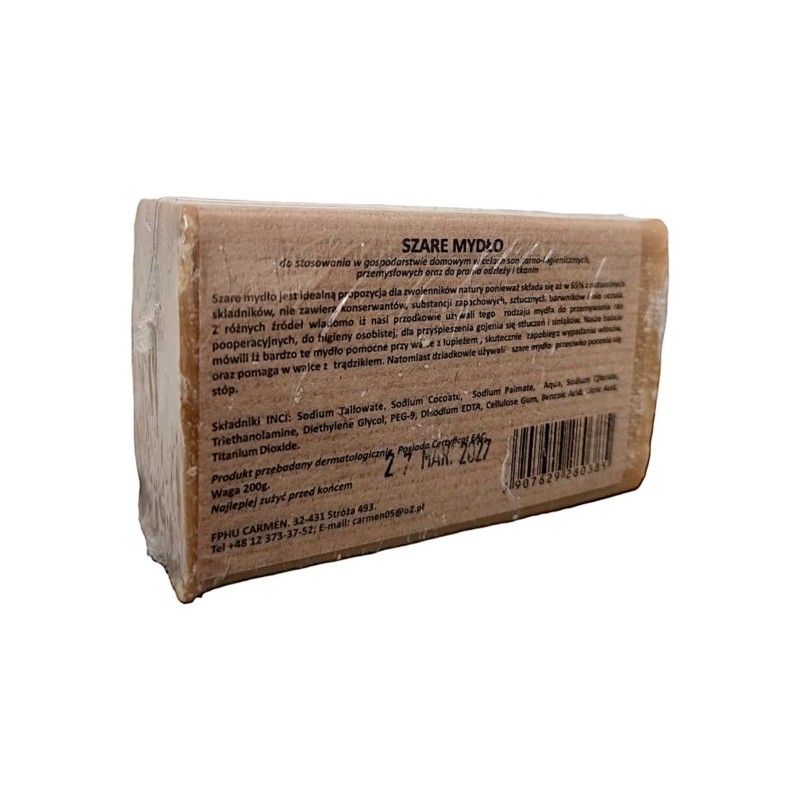 Carmen Szare Mydło 65% 200G Mydło Do Prania