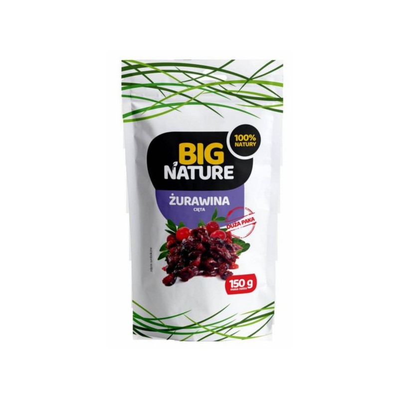 Big Nature Żurawina suszona Cięta 150 g