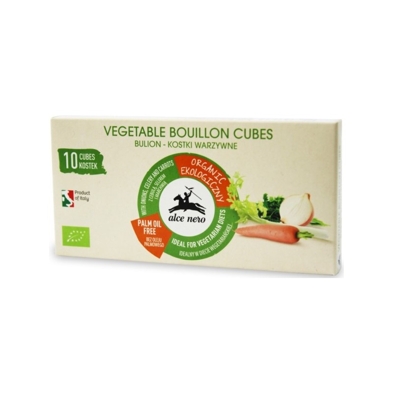 ALCE NERO Bulion - Kostki Warzywne BIO 100 g