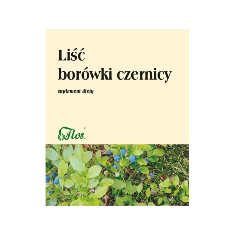 Flos Borówka Czernica Liść 50G