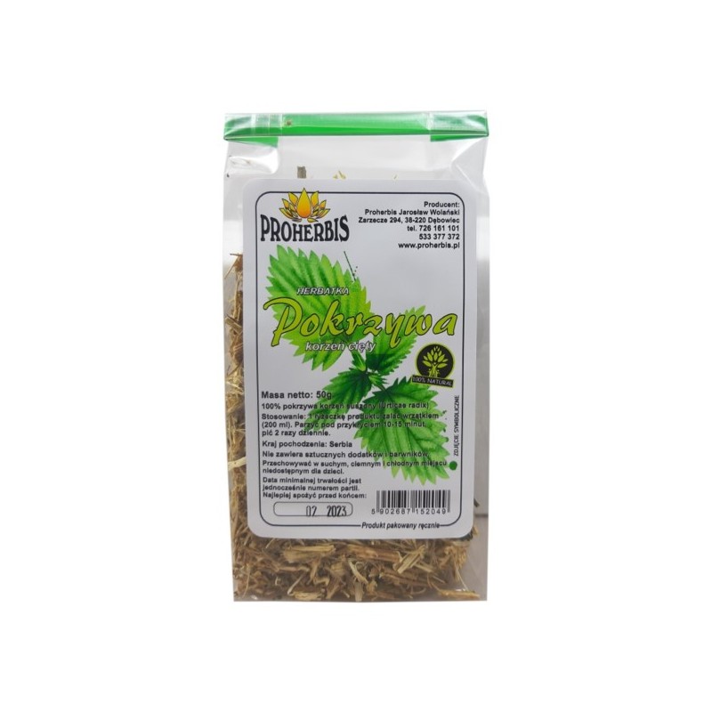 Proherbis Pokrzywa Korzeń cięty 50 g