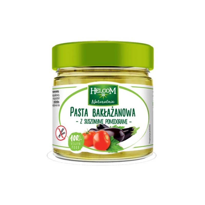 Helcom Pasta bakłażanowa z suszonymi pomidorami