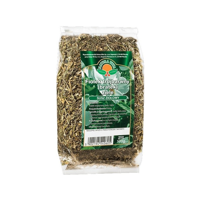 Natura Wita Fiołek Trójbarwny Ziele Eko 100G