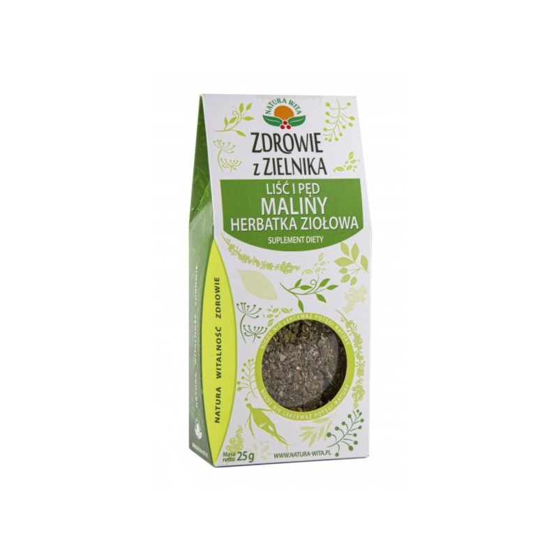 Natura Wita Liść i pęd maliny 25 g
