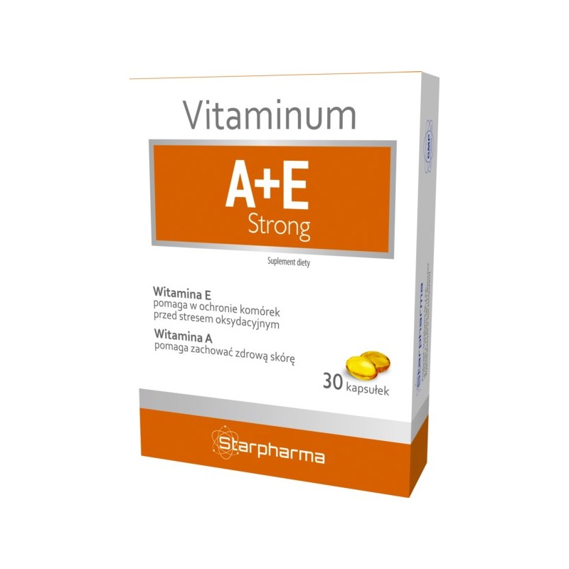 Starpharma Vitaminum A + E Strong 30 kapsułek
