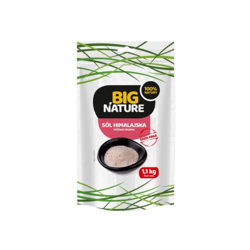 Big Nature Sól Himalajska różowa drobna 1,1  kg