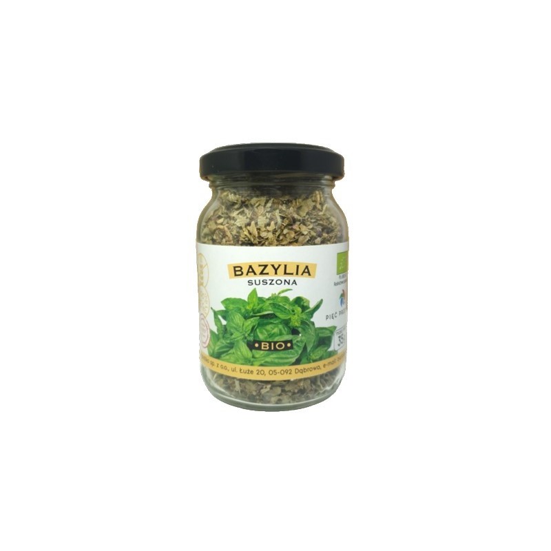 Pięć Przemian Bazylia Suszona BIO 35 g