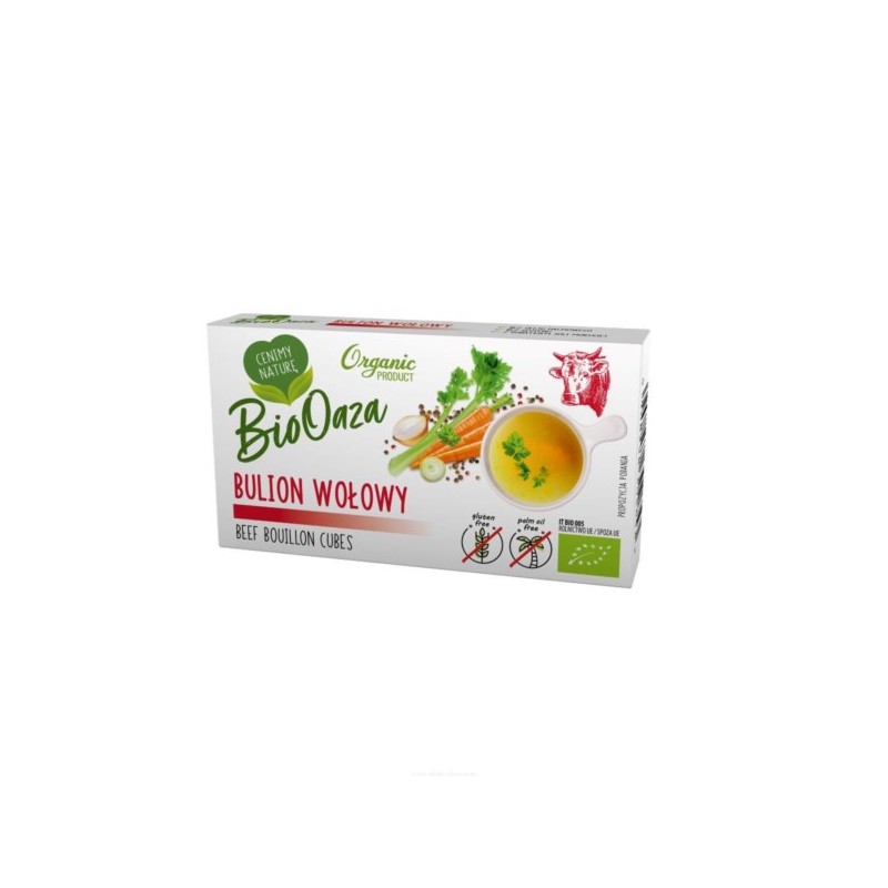 BioOaza Kostka Rosołowa Wołowa Eko 6X11G