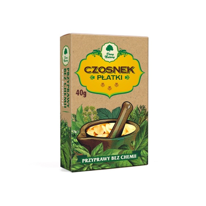 Dary Natury Czosnek Płatki 40G
