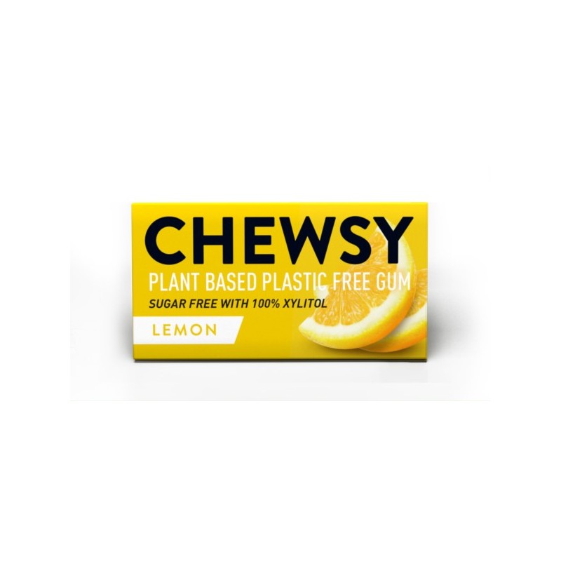 Chewsy Guma do żucia cytrynowa z ksylitolem 15g