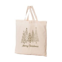 Torba bawełniana seria Zima Choinki