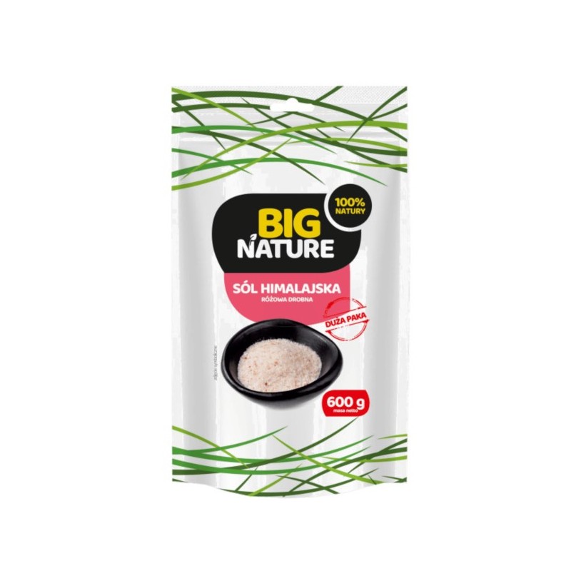 Big Nature Sól Himalajska różowa drobna 0,6  kg