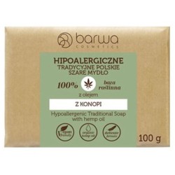 Barwa Mydło hipoalergiczne z olejem z konopnym 100