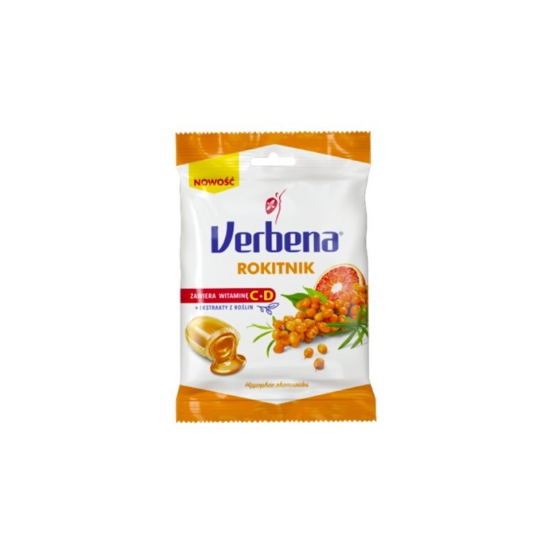 Verbena Rokitnik cukierki ziołowe 60g